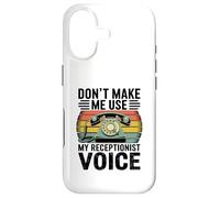 Carcasa para iPhone 17 No me Hagas Usar mi recepcionista recepcionista