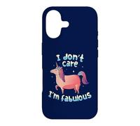 Carcasa para iPhone 17 No me Importa, Soy Fabuloso, Unicornio Rosa, Divertido, Confianza, TFS