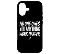 Carcasa para iPhone 17 No One Owes You Anything Work Harder Ethic Motivation