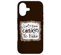 Carcasa para iPhone 17 No Puedo Comer Galletas para Hornear, Divertido pastelero