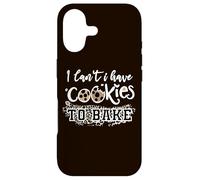 Carcasa para iPhone 17 No Puedo Comer Galletas para Hornear, Divertido pastelero