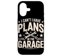 Carcasa para iPhone 17 No Puedo Tener Planes en el Garaje, Manual, Conductor de Coche, tío