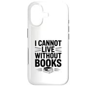 Carcasa para iPhone 17 No Puedo Vivir sin Libros, Amante de los Libros literarios