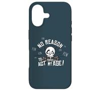 Carcasa para iPhone 17 No Reason To Act My Age! Gaming Panda Pew Gamer