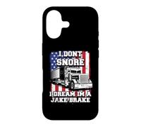Carcasa para iPhone 17 No Ronco, sueño con Jake Break Trucker, semirremolque, EE. UU.
