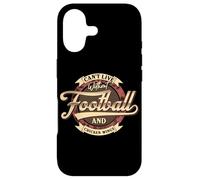 Carcasa para iPhone 17 No se Puede Vivir sin fútbol y alas de Pollo Amante del fútbol