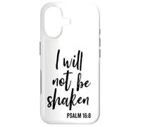 Carcasa para iPhone 17 No seré Sacudida Fe en Dios y Cristo