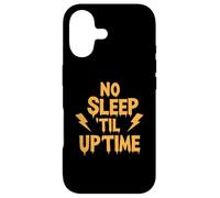 Carcasa para iPhone 17 No Sleep Til Uptime Sysadmin IT Programmer Tech Humor
