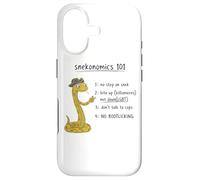 Carcasa para iPhone 17 No Step on Snek | Snekonomics 101 - Política Divertida