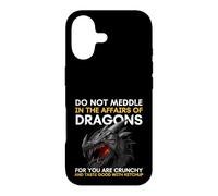 Carcasa para iPhone 17 No te metas en los Asuntos de los Dragones Porque Eres crujiente