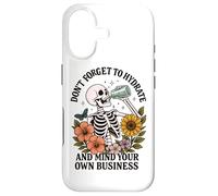 Carcasa para iPhone 17 No te Olvides de hidratarte y ocuparte de Tus Propios Asuntos