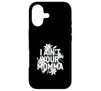 Carcasa para iPhone 17 No Tengo tu mamá, un diseño Divertido con Flores