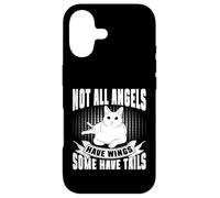 Carcasa para iPhone 17 No Todos los ángeles Tienen alas Algunos Tienen Colas Gato Abuela