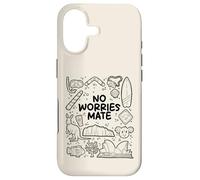 Carcasa para iPhone 17 No Worries Mate - Diseño de Humor Australiano