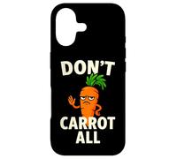 Carcasa para iPhone 17 No zanahories Todo Humor Vegetariano sarcástico Divertido