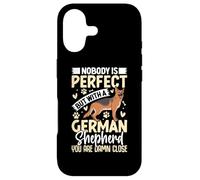 Carcasa para iPhone 17 Nobody Is But with A German Shepherd You Are Damn