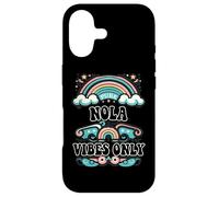 Carcasa para iPhone 17 NOLA Vibes Only Cute Retro Girls NOLA Name