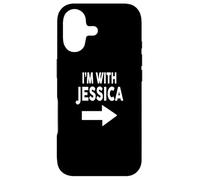 Carcasa para iPhone 17 Nombre de Camiseta I'm with Jessica