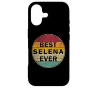 Carcasa para iPhone 17 Nombre Personalizado Selena I Love Selena Retro Vintage Style