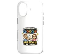 Carcasa para iPhone 17 Non Ho Bisogno, MIA Moglie Sa Tutto Divertiente Ironica
