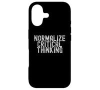 Carcasa para iPhone 17 Normalize Critical Thinking Libertarian Apparel