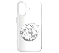 Carcasa para iPhone 17 Noroeste del Pacífico PNW Orca Ballena Oregón Washington