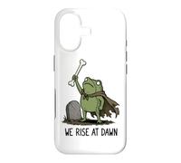 Carcasa para iPhone 17 Nos levantamos al Amanecer Temporada Espeluznante Rana Meme Zombie Halloween