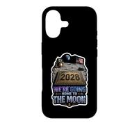 Carcasa para iPhone 17 Nos Vamos a casa a la Luna 2028