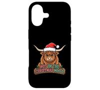 Carcasa para iPhone 17 Not in The Christmas Moo-d Vaca Highland