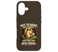 Carcasa para iPhone 17 Not To Brag But I Totally Got out of Bed Today Lazy Sloth