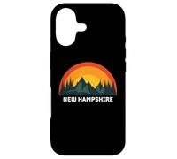Carcasa para iPhone 17 Nuevo Hampshire Vintage Sunset 80s Retro Summer State USA