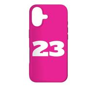 Carcasa para iPhone 17 Número 23 Twenty-Three Sports Team Back Print Matching