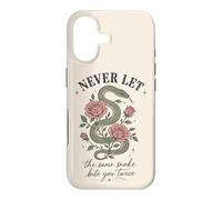 Carcasa para iPhone 17 Nunca Dejes Que la Misma Serpiente te muerda Dos Veces Serpent Rose