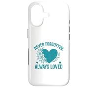 Carcasa para iPhone 17 Nunca Olvidado Siempre Amado para Siempre