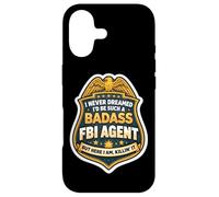 Carcasa para iPhone 17 Nunca soñé Que me convertiría en un Agente rudo del FBI, Pero aquí Estoy