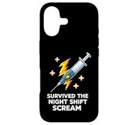 Carcasa para iPhone 17 Nurse Survived The Night Shift Scream