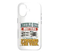Carcasa para iPhone 17 Nurses Needle Size Matters Funny Nursing