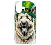 Carcasa para iPhone 17 Obra de Arte del Día de San Patricio para Perros de Bouvier Des Ardennes
