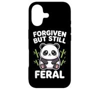Carcasa para iPhone 17 Obra de Arte Kawaii de Panda gordito perdonado Pero todavía Salvaje