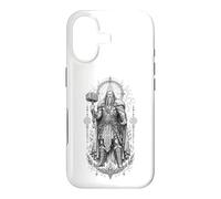 Carcasa para iPhone 17 Obra de Arte mitológica de Thor Thunder God Norse Hammer Rune