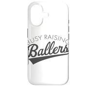 Carcasa para iPhone 17 Ocupado Raising Ballers - Baseball Mom & Parent Sports