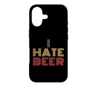 Carcasa para iPhone 17 Odio la Cerveza Retro años 70 Vintage