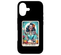 Carcasa para iPhone 17 Off My Meds Unhinged Tarot Card Funny Graphic