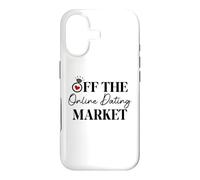 Carcasa para iPhone 17 Off The Online Dating Market Bridal Shower Bride Newlywed