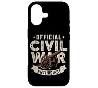 Carcasa para iPhone 17 Official Civil War Enthusiast Guerra Civil Americana EE.UU.