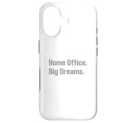Carcasa para iPhone 17 Oficina en casa Grandes sueños Empresario Hustle WFH Éxito