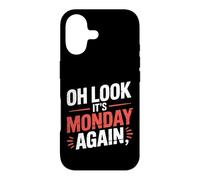 Carcasa para iPhone 17 Oh Look It's Monday Again Sarcasm Tired Routine -