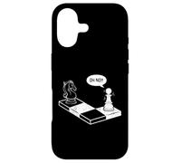 Carcasa para iPhone 17 Oh No Knight To Pawn, Divertido Jugador de ajedrez, Amante de los Juegos de Mesa