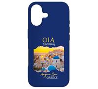 Carcasa para iPhone 17 Oia Village Blue Church Isla Griega Santorini Grecia