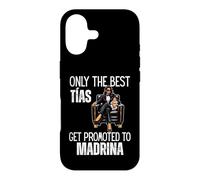 Carcasa para iPhone 17 Only The Best Tias - Ascendido a Madrina 2026